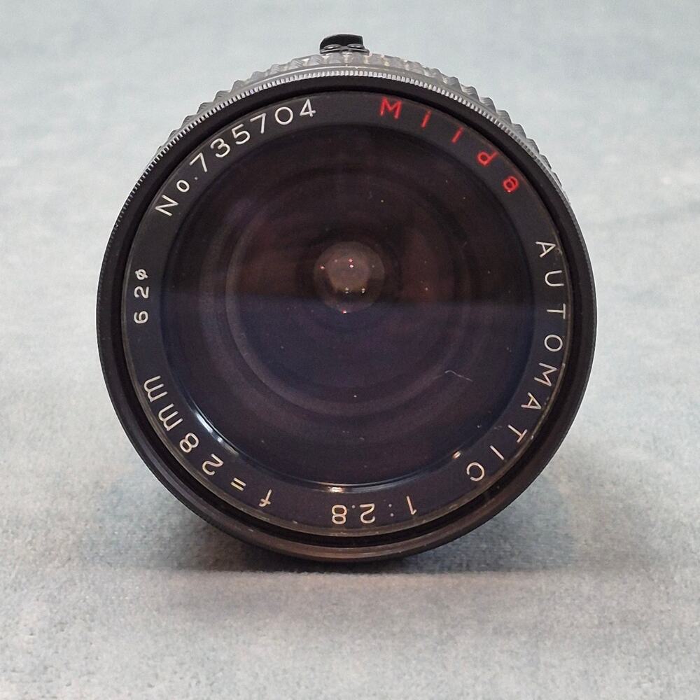 Milda Automatic Camera Lens1:28 f=28mm No. 735704